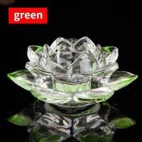 ราคา Witte ฐานดอกบัวแก้ว มีให้เลือกถึง 7สี ฐานลูกแก้วพญานาค ที่ใส่โคมดอกบัว ดอกบัวคริสตัล (16573843565)