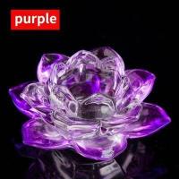 ราคา Witte ฐานดอกบัวแก้ว มีให้เลือกถึง 7สี ฐานลูกแก้วพญานาค ที่ใส่โคมดอกบัว ดอกบัวคริสตัล (16573843564)