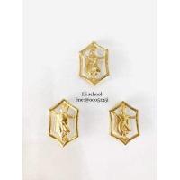 ราคา เข็มตัวเลข ติดอกเสื้อยุวกาชาด สีทอง หญิง อุปกรณ์ยุวกาชาด เสื้อยุวกาชาด (17699788155)