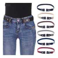 ราคา PDBH Fashion Store Flash Sale Unisex Buckle Free Elastic Belts Invisible Belt For Jeans No Bulge Hassle Band (16299301511)