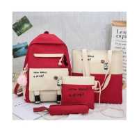 ราคา พร้อมส่ง เซ็ตกระเป๋าเป้ 4 ใบ กระเป๋าเซตผู้หญิง คุ้มมาก กระเป๋าสะพายหลัง กระเป๋านักเรียน กระเป๋าแฟชั่น เลือกได้ 2 แบบ (8181879775)