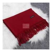 ราคา ผ้าพันคอ ผ้าพันคอแคชเมียร์ ผ้าคลุมไหล่ สีพื้น cashmere scarf unisex 70 200 cm (17432758384)