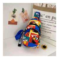 ราคา IQANGEL ผิวขาวกระเป๋าเด็กลายการ์ตูนกระเป๋าใส่เหรียญลาย Sesame Street (17068216739)