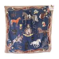 ราคา Kiss Me Doll ผ้าพันคอ ผ้าคลุมไหล่ collection Cheval blanc ขนาด 100x100 cm (19391848248)