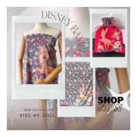 ราคา Kiss Me Doll ผ้าพันคอ ผ้าคลุมไหล่ Disney Bambi ลาย Bambi Giggles together ขนาด 100x100 cm (16412461364)