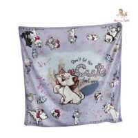 ราคา Kiss Me Doll Disney ลาย Jolie Marie แมวมารี ขนาด 100x100 cm ผ้าพันคอ ผ้าคลุมไหล่ (13659654318)