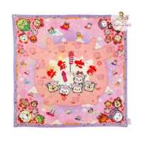 ราคา Kiss Me Doll ผ้าพันคอ ผ้าคลุมไหล่ Tsum Tsum ลาย Pang Pang ขนาด 100x100 cm (9692322102)