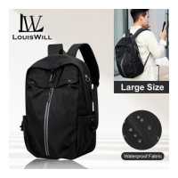 ราคา LouisWill กระเป๋าเป้สะพายหลังสำหรับผู้ชาย กระเป๋าสะพายหลังสำหรับใส่ทำกิจกรรมนอกบ้านกระเป๋าเดินทางกันน้ำกระเป๋าไปโรงเรียนปีนเขากระเป๋าเป้สะพายหลังโน้ตบุ๊คขนาดใหญ่กระเป๋าเป้เดินทางพร้อมพอร์ตชาร์จแบบ USB