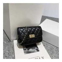 ราคา NALLCHEER กระเป๋าสะพายข้างสำหรับผู้หญิงกระเป๋าสะพายไหล่สายโซ่สไตล์เกาหลีแบบย้อนยุคแฟชั่น (17288278150)