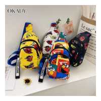 ราคา O KADY ผิวขาวกระเป๋าเด็กลายการ์ตูนกระเป๋าใส่เหรียญลาย Sesame Street (13036601145)