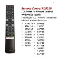 ราคา TCL Smart TV รีโมทคอนโทรล RC802N RC901V 40S62 43S62 40S6500 40S6800 43S6800 49S6800 50P65US 55P65US 65P65US 50P6US 55P6US 65P6US 50P8M 55P8M 65P8M 50P615 55P615 (16451985456)