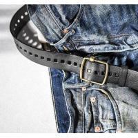 ราคา เข็มขัดหนังวัวแท้ นำเข้าจากอิตาลี Genuine Leather Belt made in Italy it 2 (9450965223)