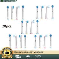ราคา 24 Hours Shipping หัวแปรงสีฟันไฟฟ้าทรงกลม4 8 20 ชิ้น หัวแปรงขนแปรงแบบนุ่มสำหรับเปลี่ยนอะไหล่ Braun สำหรับ Oral B (19876582599)