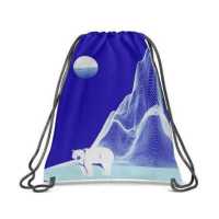 ราคา Bundanjai หนังสือ PLB กระเป๋าเป้หูรูด Polar Bear Drawstring Backpack W35XH43 cm BL (19912257692)