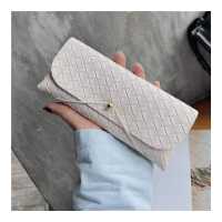 ราคา Cabecade คุณภาพสูง กล่องใส่แว่นตาแว่นกันแดดสีดำสีขาวหนังนิ่มกรอบแว่นสายตาสั้น (16202558556)