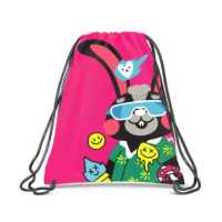 ราคา CFR กระเป๋าเป้หูรูด Colorful Rabbit Drawstring Backpack W35XH43 cm PK (19394648424)
