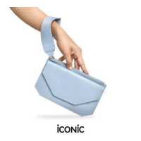 ราคา iCONiC BLUE LEATHER CLUTH BAG 6735 กระเป๋าถือ สีฟ้า หนังเทียม มีที่ คล้องมือ แต่งซิปทอง กระเป๋าผญ กระเป๋าแฟชั่น กระเป๋าสตางค์ กระเป๋าทำงาน (12634993621)