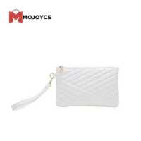 ราคา MOJOYCE กระเป๋าหนัง PU ทรงซองจดหมายผู้หญิง กระเป๋าคลัทช์หรูหรามีซิปสีพื้น (14002632276)