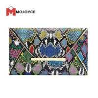 ราคา MOJOYCE แฟชั่นผู้หญิงจระเข้งูแบบ PU ซองกระเป๋าคลัทช์วันเล็กๆ (15617973063)