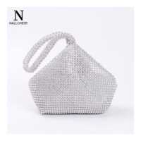 ราคา NALLCHEER กระเป๋าคลัทช์เย็นระดับไฮเอนด์เงางามและน่าสนใจเล็กๆน้อยๆ Bagparty กระเป๋าคลัทช์อย่างเป็นทางการ (15236816970)