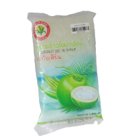 ราคา วุ้นมะพร้าวในน้ำเชื่อม วุ้นลูกตาล ใบเตย 10มิล ตราใบเฟิร์น (16079097874)
