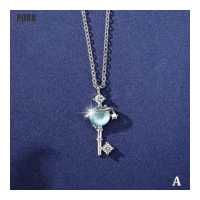 ราคา PDBH Fashion Store สร้อยคอ Zircon ลายดวงดาวสีฟ้า ลดกระหน่ำสร้อยคอเพทายรูปดาวสร้อยคอโซ่สร้อยห้อยคอเครื่องประดับอัญมณี (18960435767)