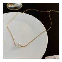 ราคา Pearl Necklace Clavicle Chain Pendant Necklace Classic Fine Jewelry Accessories (19538895839)