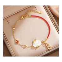 ราคา ใหม่สร้อยข้อมือกระต่ายหยกแดง (16914805760)