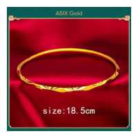 ราคา ASIX GOLD สร้อยข้อมือทองแท้ผู้หญิง ทอง 24K ไม่ลอก ไม่ลอก (16304498849)