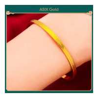 ราคา ASIX GOLD สร้อยข้อมือผู้หญิงทอง 24K สไตล์ล่าสุดของแฟชั่นเกาหลี สีไม่เปลี่ยนเป็นสีดํา ไม่ลอกออก (16449374406)