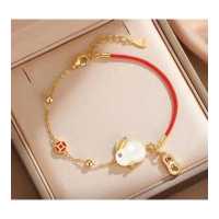 ราคา กำไลหยกนำโชคกำไลข้อมือกระต่ายกระต่ายหยกพร้อมจี้ FU (19478353856)
