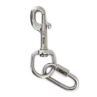 ราคา Wicked ตะขอเกี่ยว Swivel Eye Single Snap Bolt สแตนเลส 316 Marine Grade 3 77 มม พร้อมวงแหวนแสตนเลส 316 3 6 91 มม พร้อม Quick Link 4 2 107 มม พร้อม Quick Link (18259029357)