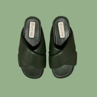 ราคา DARYNE DD 014 รองเท้าแตะส้นตึกแบบสวม (17058809189)