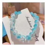 ราคา SUNYMALL คริสตัล สร้อยข้อมือ สาว แฟชั่น สร้อยข้อมือ นักเรียน คู่ สีฟ้า สีม่วง ลูกปัด กำไล (19801501188)