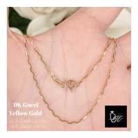 ราคา สร้อยคอ อิตาลี 9K Gucci YG แท้ ดีไซน์สวย ตอกโค้ด 375 มีใบรับประกัน พร้อม กล่องของขวัญสุดหรู DK Diamond shop (9584208673)