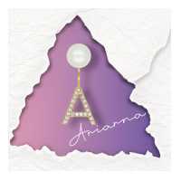 ราคา A CEMI Gold Plated Initial Pearl Stud Earring 1 Piece ต่างหูมุกแท้ 1 ข้าง ต่างหูเงินแท้ ชุบทอง 18K มุกแท้ สีทอง ต่างหูตัวอักษร ของขวัญแฟน (9685295755)