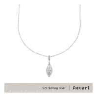 ราคา Aevari Lanna Lantern Rhodium Necklace Sterling silver 925 with White CZ (4964482005)