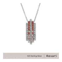 ราคา Aevari Praewa Necklace Sterling Silver 925 with Padparadcha Crystal (6529702452)