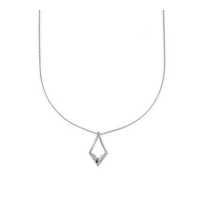 ราคา Aevari Sunlight Mirror Rhodium Necklace Sterling Silver 925 (7237500682)