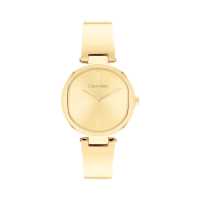 ราคา Calvin Klein Elevated CK25200309 นาฬิกาข้อมือผู้หญิง Gold Tone (19160042954)