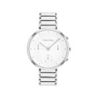 ราคา Calvin Klein Minimalistic T Bar CK25200282 นาฬิกาข้อมือผู้หญิง Silver White (19147983650)