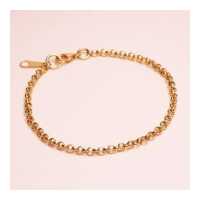 ราคา Grace Fine Jewelry สร้อยข้อมือทอง 9k ลายโซ่กลมใหญ่ (9805606723)