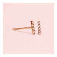 ราคา Grace Fine Jewelry ต่างหูปักก้านทองแท้ 9k พลอยแซฟไฟร์สีขาว (13239749031)