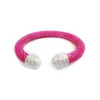 ราคา JP กำไลข้อมือหนังกระเบนแท้ Stingray bangle หัวกลมชุปเงินติดเพชร ดีไซน์เก๋แปลกใหม่หรูหรา เครื่องประดับหนังแท้ ของขวัญสำหรับผู้หญิงและผู้ชาย (7476814198)