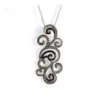 Marc Jewelry จี้พร้อมสร้อยคอ รุ่น MN01717BK-SN-18