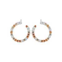 ราคา Merii ต่างหูห่วงเงินแท้ 925 ชุบโรเดียม ประดับเพชร CZ โทนสีแชมเปญ ต่างหูแฟนซี ต่างหูเพชร CZ Candy Land 225E0257 03 (8162422137)