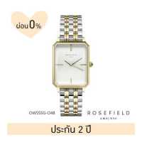 ราคา ROSEFIELD นาฬิการุ่น The Elles White Sunray Steel Silver Gold OWSSSG O48 หน้าปัด 22 มม (7866100524)