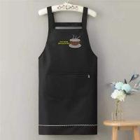 ราคา ผ้ากันเปื้อนกระเป๋ามีซิป ผ้ากันน้ำ Cooking Apronผ้ากันเปื้อนกันน้ำ กระเป๋าหน้ามีซิป พร้อมผ้าเช็ดมือ ผ้ากันเปื้อน (14445147041)