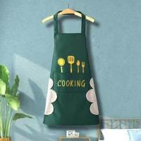 ราคา ผ้ากันเปื้อนกระเป๋ามีซิป ผ้ากันน้ำ Cooking Apronผ้ากันเปื้อนกันน้ำ กระเป๋าหน้ามีซิป พร้อมผ้าเช็ดมือ ผ้ากันเปื้อน (13681055385)