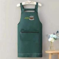 ราคา ผ้ากันเปื้อนกระเป๋ามีซิป ผ้ากันน้ำ Cooking Apronผ้ากันเปื้อนกันน้ำ กระเป๋าหน้ามีซิป พร้อมผ้าเช็ดมือ ผ้ากันเปื้อน (14445147043)